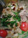 Banana Blossom Soup with Pork Ribs