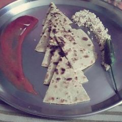 Paneer Paratha A picture of Paneer Paratha.
