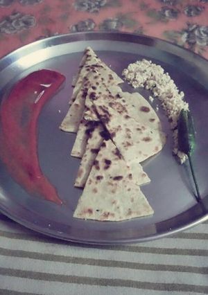 A picture of Paneer Paratha.