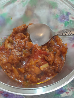 عکسی از دستور خوراک بادمجان