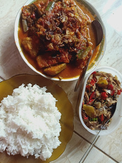 Foto resep Terong balado dan ikan pindang suwir pedas