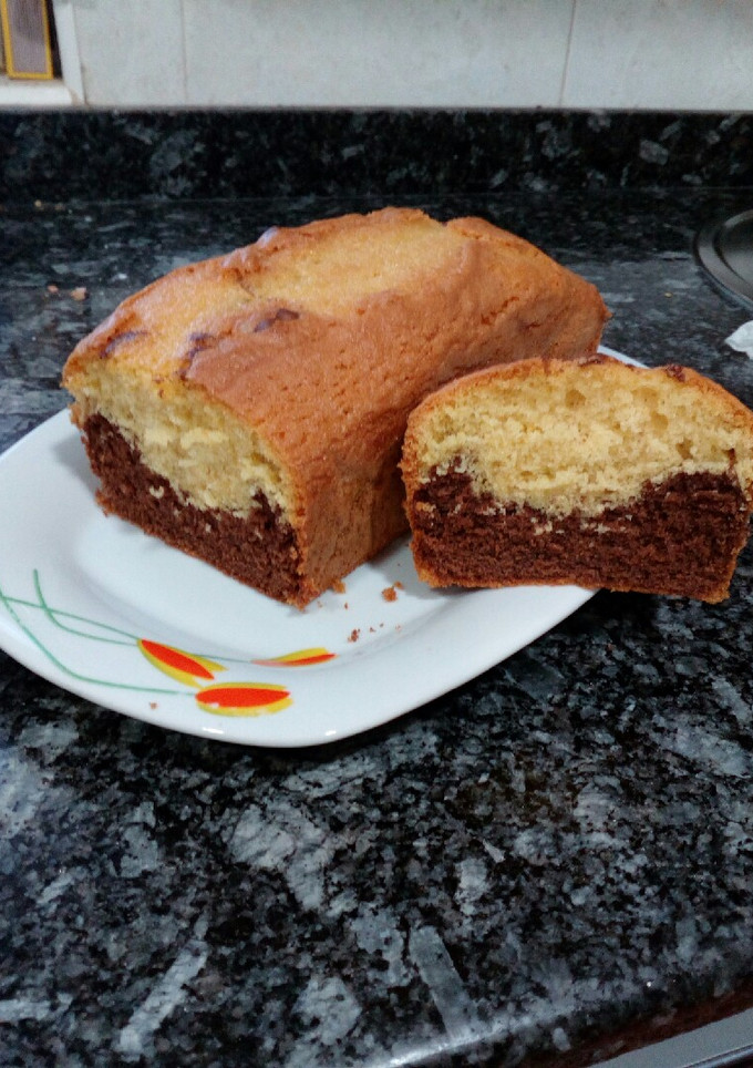 Una foto de Bizcocho dos sabores