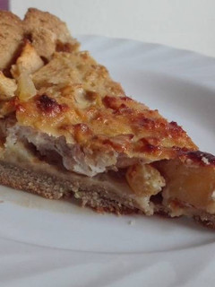 Una foto de Sana, tarta de manzana
