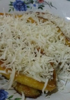 Foto resep Pisang bakar keju teflon