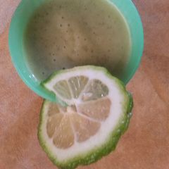 A picture of Banana avocado smoothie# author Marathon contest #.