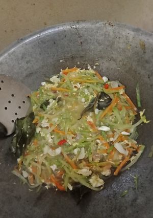 Foto resep Tumis labu siam wortel telur orak arik