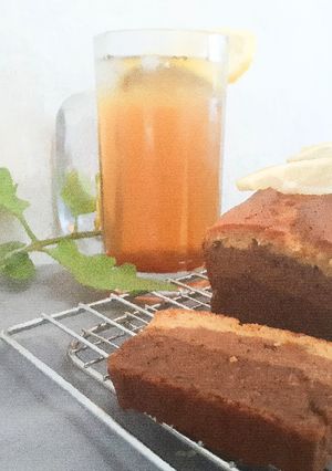 Foto resep Choco Lemon Ombre Pound Cake