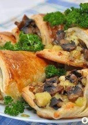 Фото Грибные кулёчки.