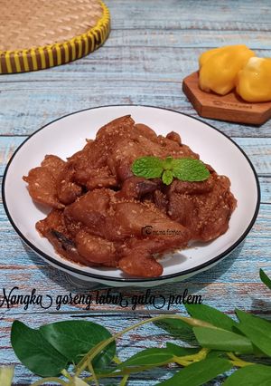 Foto resep Nangka goreng tabur gula palem