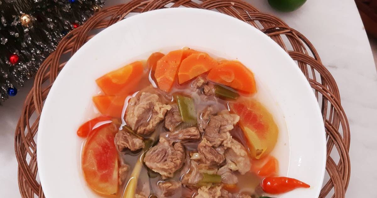 Resep Sop Sapi Sengkel Asam Pedas Oleh Widhyawati Ambara Cookpad