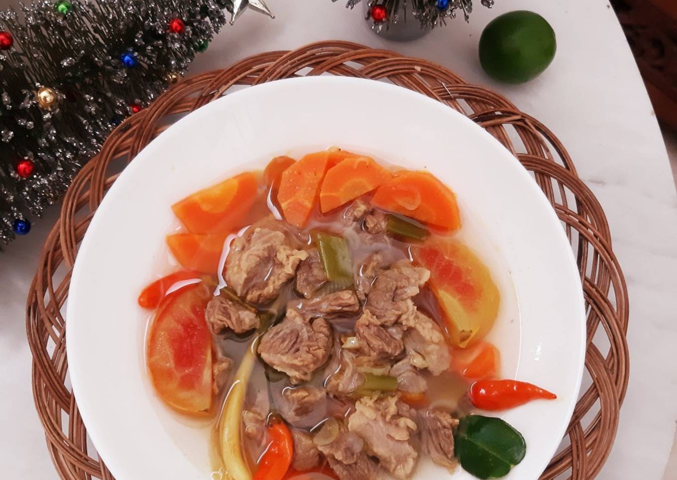 Sop Sapi (Sengkel) Asam Pedas