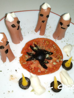 Una foto de Salchichas Halloween