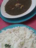 Molokhia with Chicken Broth