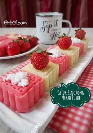 Foto resep 666. Getuk Singkong Merah Putih
