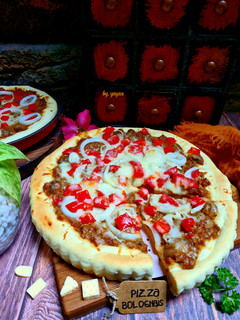 Foto resep Bolognese pizza