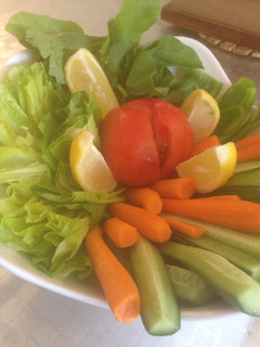 A picture of Veggies salad.