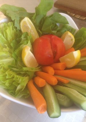 A picture of Veggies salad.
