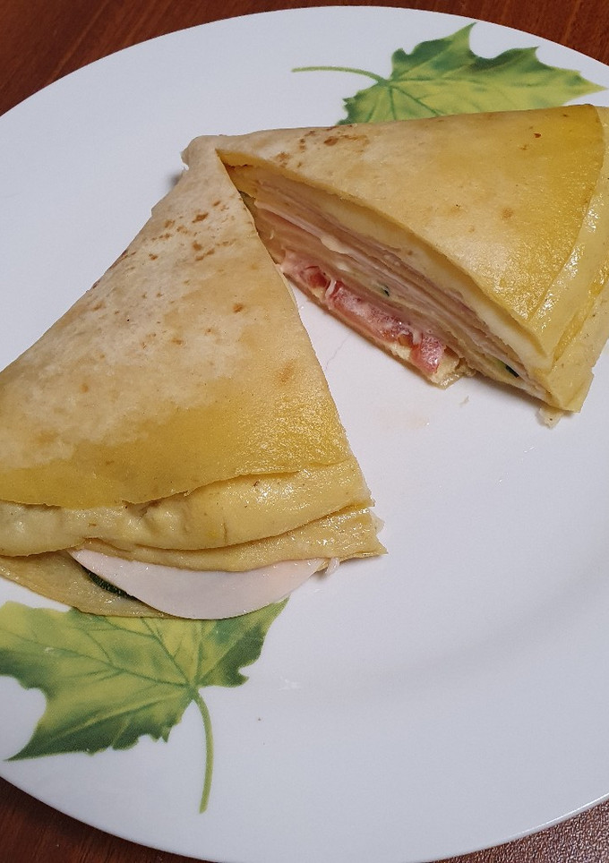 Una foto de Wrap de tortilla