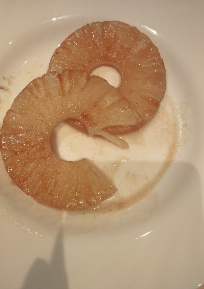 Una foto de Piña a la plancha