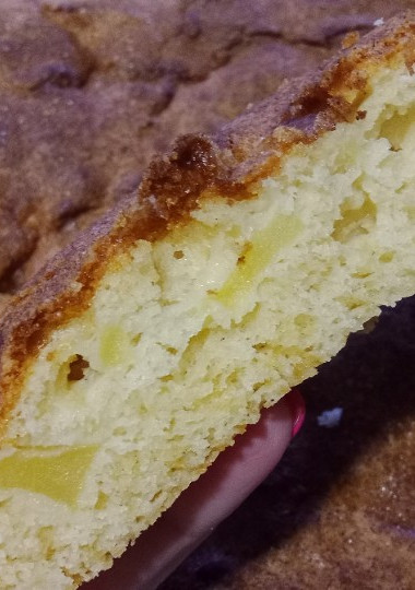 Una foto de Bizcocho de manzana