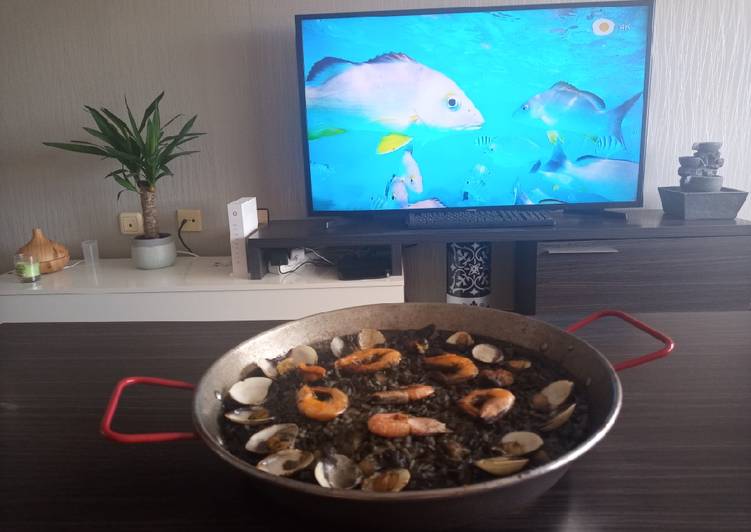 ✅🗣📢 Arroz Negro de Marisco 🦑🦐