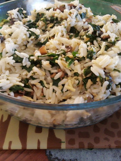A picture of Spigarche mushroom rice.