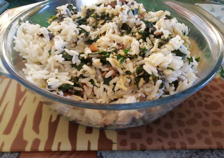 Recipe of Homemade Spigarche mushroom rice