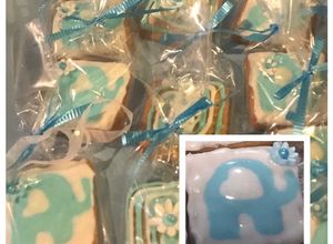 Una foto de Galletas decoradas con glass