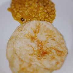 A picture of Luchi cholar dal(puri chana dal).