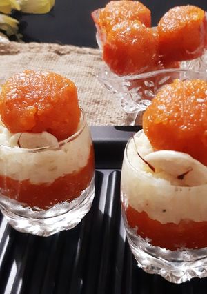 A picture of Kheer Motichur Parfait.
