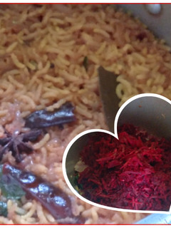 பிரியாணிச் சுவையில் பீட்ரூட் சாதம் (Beetroot satham recipe in tamil) செய்முறை முக்கிய புகைப்படம்