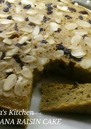 Foto resep Banana Raisin Cake