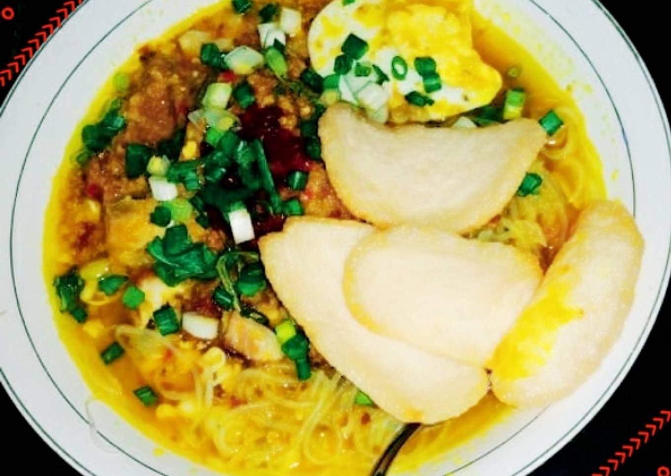 ** soto sambal kacang **