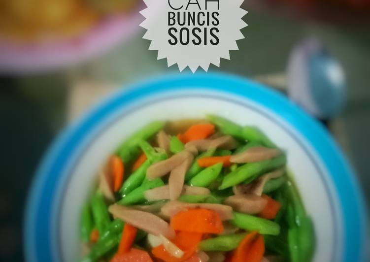 Cah buncis sosis