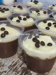 Foto resep Puding coklat dg vla keju