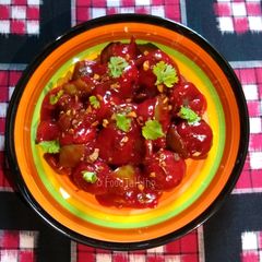 A picture of Paneer Manchurian.