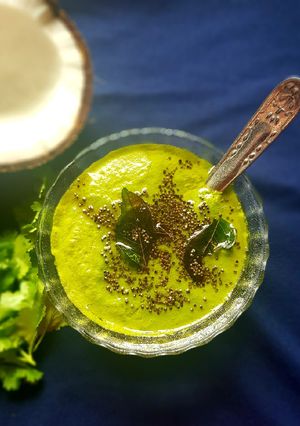 A picture of Coriander Coconut Chutney.