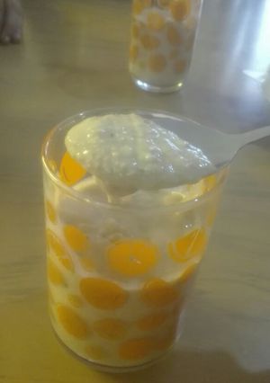 Una foto de Yogurt proteico vegano