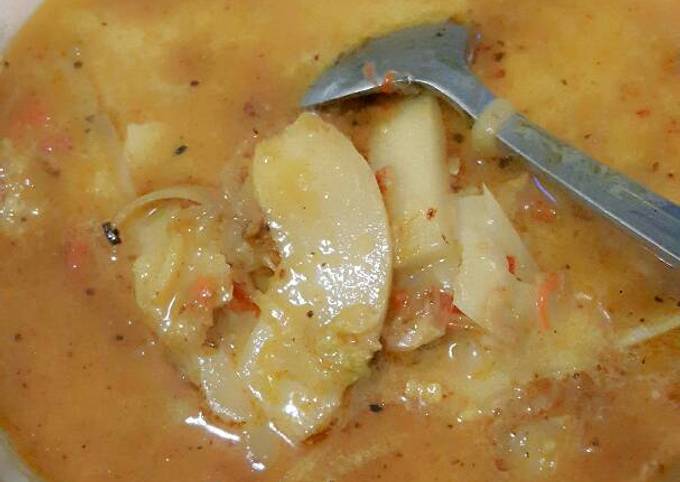 Langkah Mudah untuk Menyiapkan Rebung santan pedas Anti Gagal