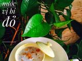 Chè trôi nước vị bí đỏ nước cốt dừa