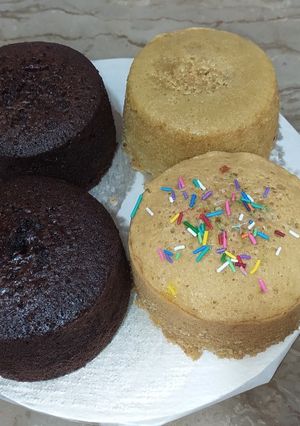 A picture of Vanilla Bento/Mini Cake.