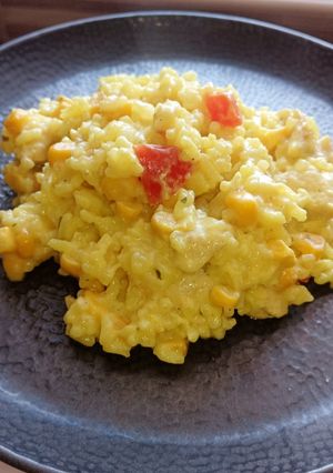 Currys kókuszkrémes csirke-rizs recept fotója