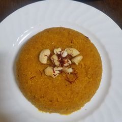 A picture of Mango Kesari / mango sheera.