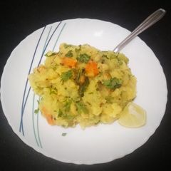 A picture of Mix veg Upma.