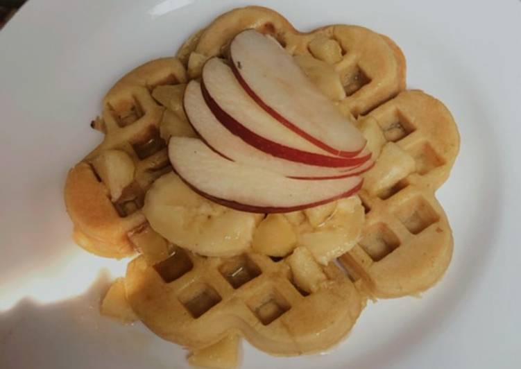 Resep Waffle Selai Apel🍎🧇🤤, Sempurna