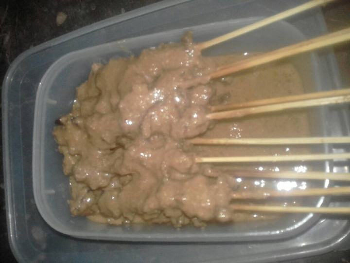 Ini dia! Bagaimana cara memasak Sate sapi bumbu kacang untuk Idul Fitri  nikmat