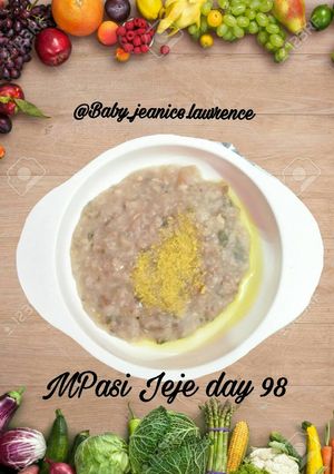 Foto resep MPasi 9m+ Bubur sapi+tempe