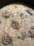 Shrimp and Mushroom Meat Balls in Misua Noodle Soup Part 2
