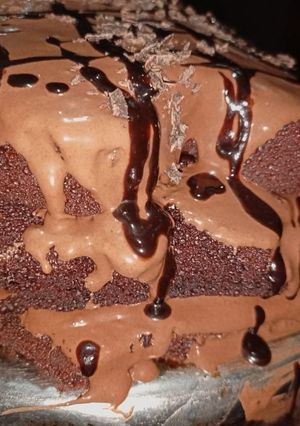 صورة لوصفة Fudge cake كيكه الفادج