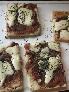 Una foto de Pizza a la sartén